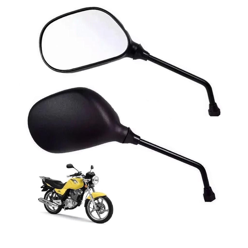 RETROVISOR YES 125 MOD ORIGINAL PRETO (SLYCK) O PAR em Oferta na Shopee