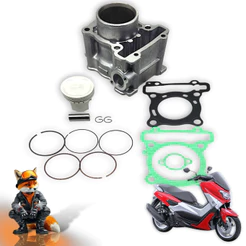 KIT MOTOR YAMAHA NMAX 160 17-22 CILINDRO PISTAO E ANEIS