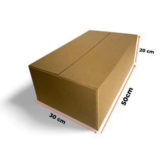05 Caixas De Papelão 50x30x20 cm Novas Para Embalagem Correios Sedex E-commerce em Oferta na Shopee