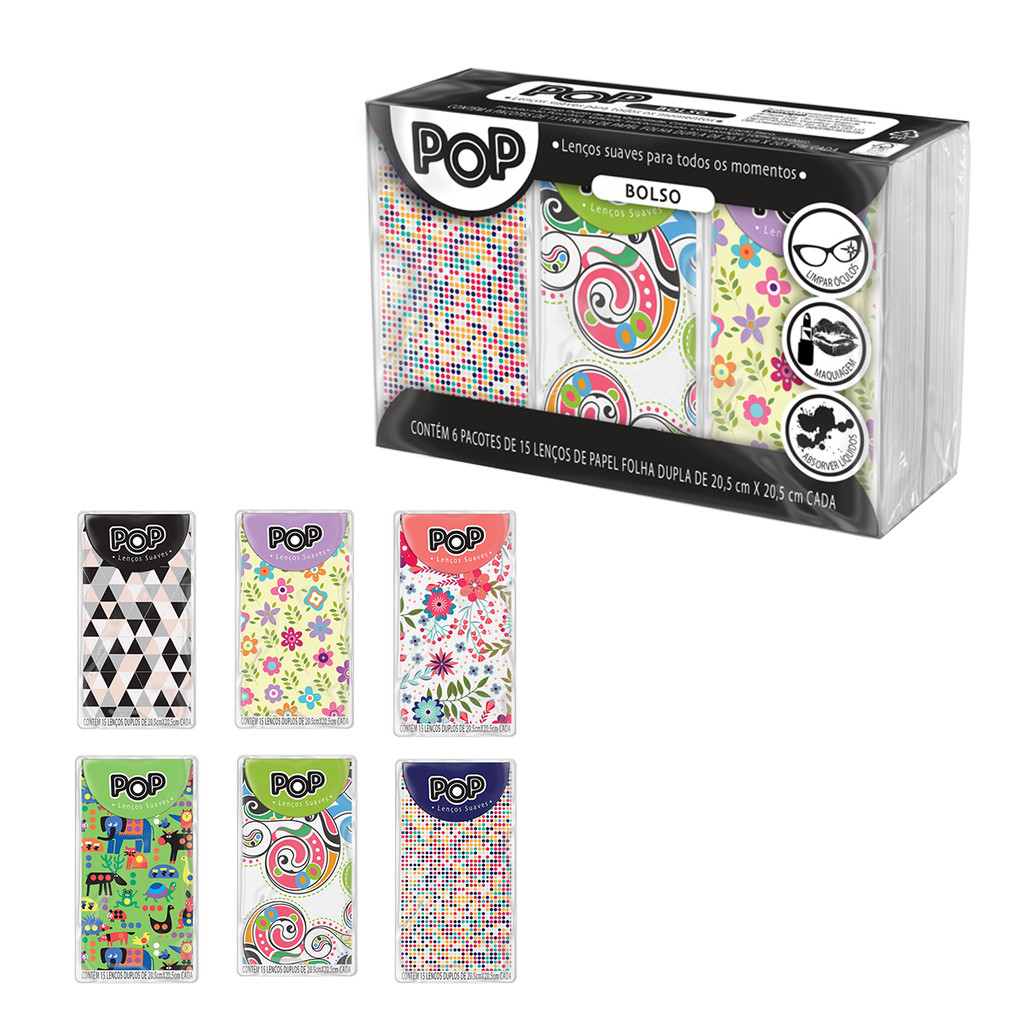 Kit de 90 Lenço de Papel Duplo Pop Suaves Pacotes de Bolso p/ Casamento Kit de 90 Lenço de Papel Duplo Pop Suaves Pacotes de Bolso p/ Casamento