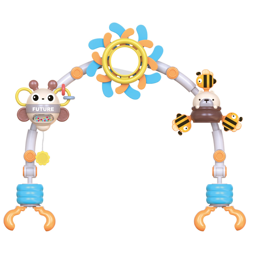 Móbile Chocalho Bebê Carrinho Berço Cadeirinha Bee Maxi Baby