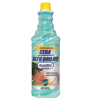 Cera Piso Alto Brilho Antiderrapante Duratto 1lt Rende 100m2 em Oferta na Shopee
