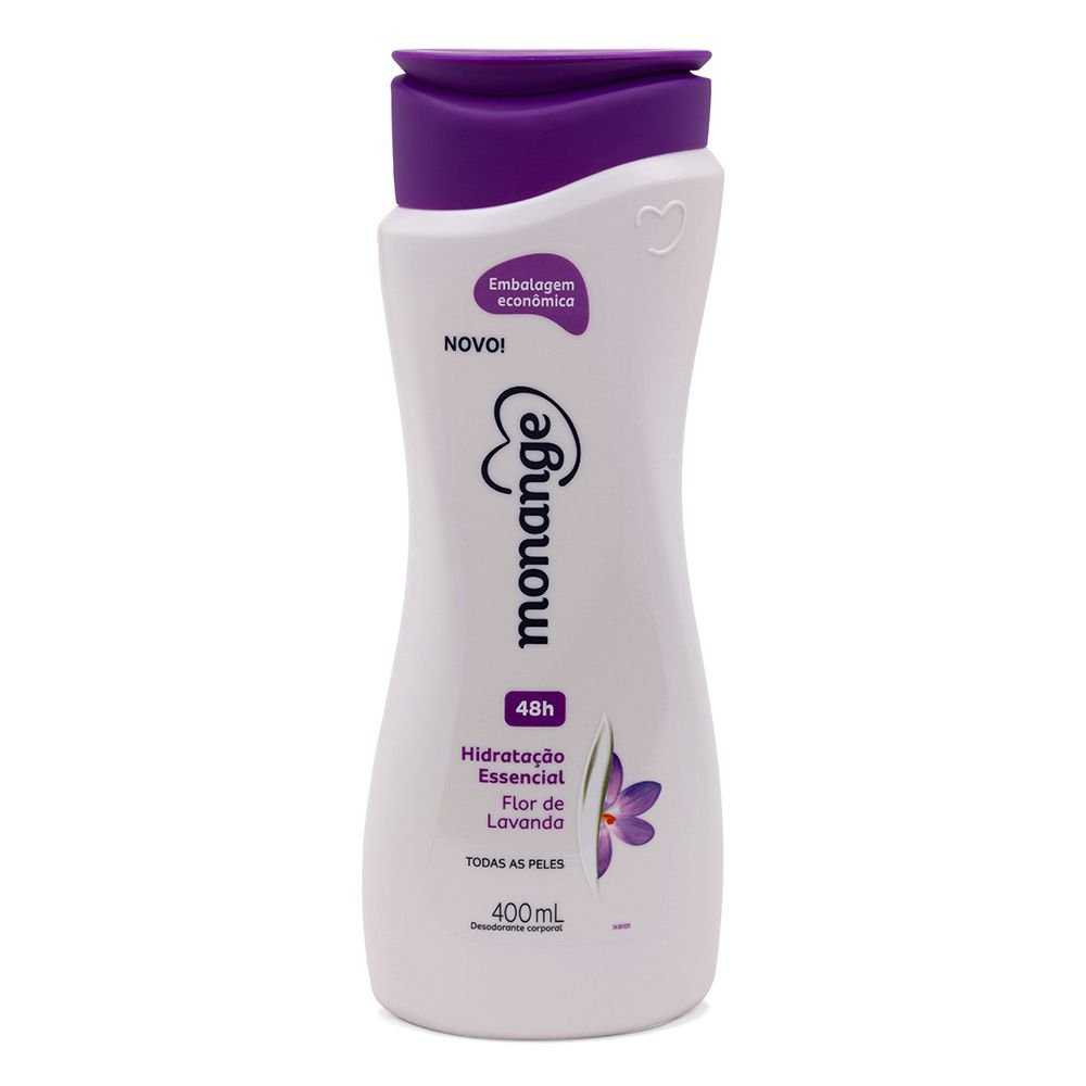 Hidratante Desodorante Monange Hidratação Nutritiva Flor de Lavanda 400ml - Beauty