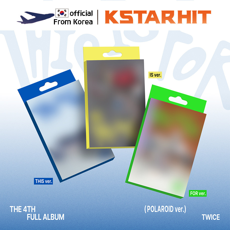 (+FANS POB/ POLAROID Ver.) TWICE - THIS IS FOR(4th Full Album)