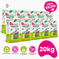 Kit 10 Areia Bionature Grossa Verde - 2Kg