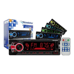 Auto Radio Bluetooth Usb 7 Cores Led 4 Canais 60W Potente