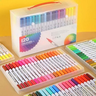 Kit de Canetas Hidrográficas varias Cores – Tons Vivos para Desenho, Pintura e Artesanato de 24 a 60 cores em Oferta na Shopee