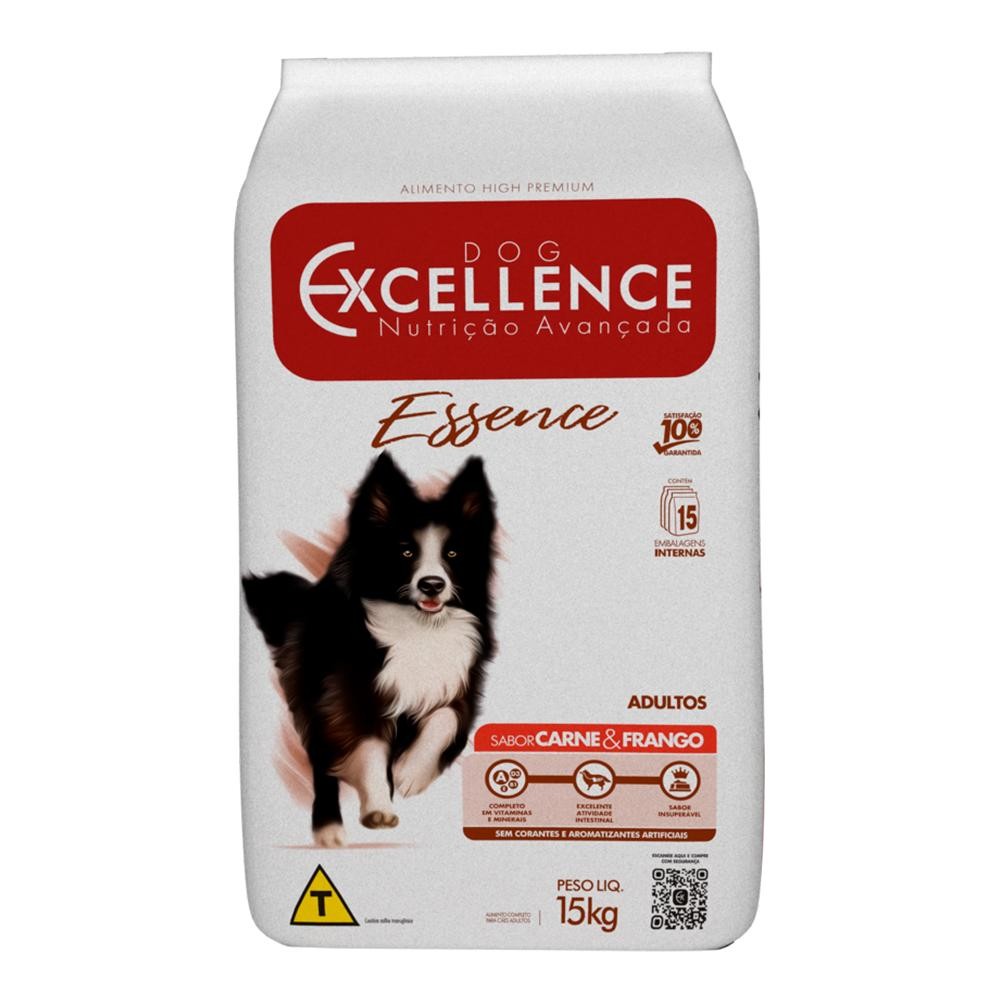 Ração Seca Dog Excellence Essence Carne & Frango para Cães Adultos em Oferta na Shopee