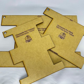 MOLDE EM MDF - Necessaire Box 3 Tamanhos em Oferta na Shopee