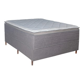 Colchão Casal Molas Ensacadas Vision + Base 138x188x71 Bom Pastor em Oferta na Shopee