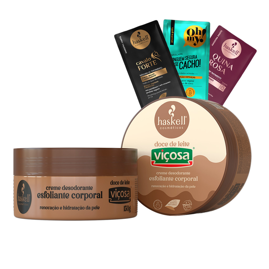 Esfoliante Corporal Haskell Doce de Leite 150gr