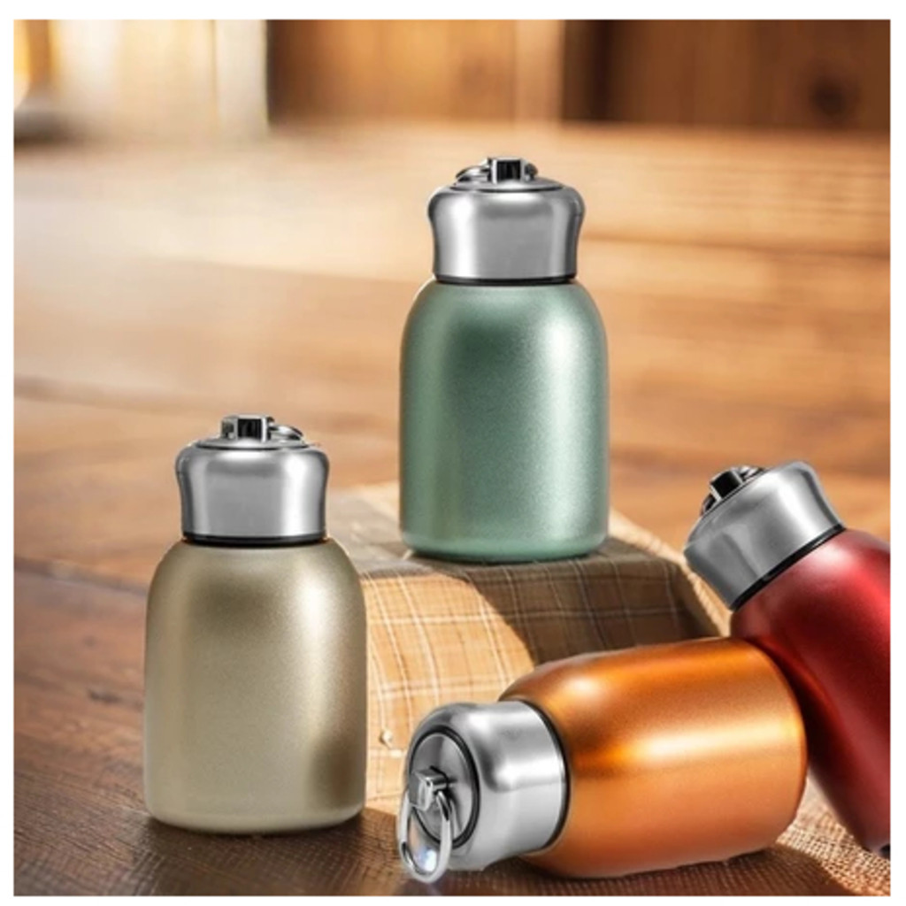 300ml Caneca Térmica Crianças Chaleira 304 Aço Inoxidável Isolado Esporte Garrafa Viagem Portátil À Prova De Vazamento-B em Oferta na Shopee