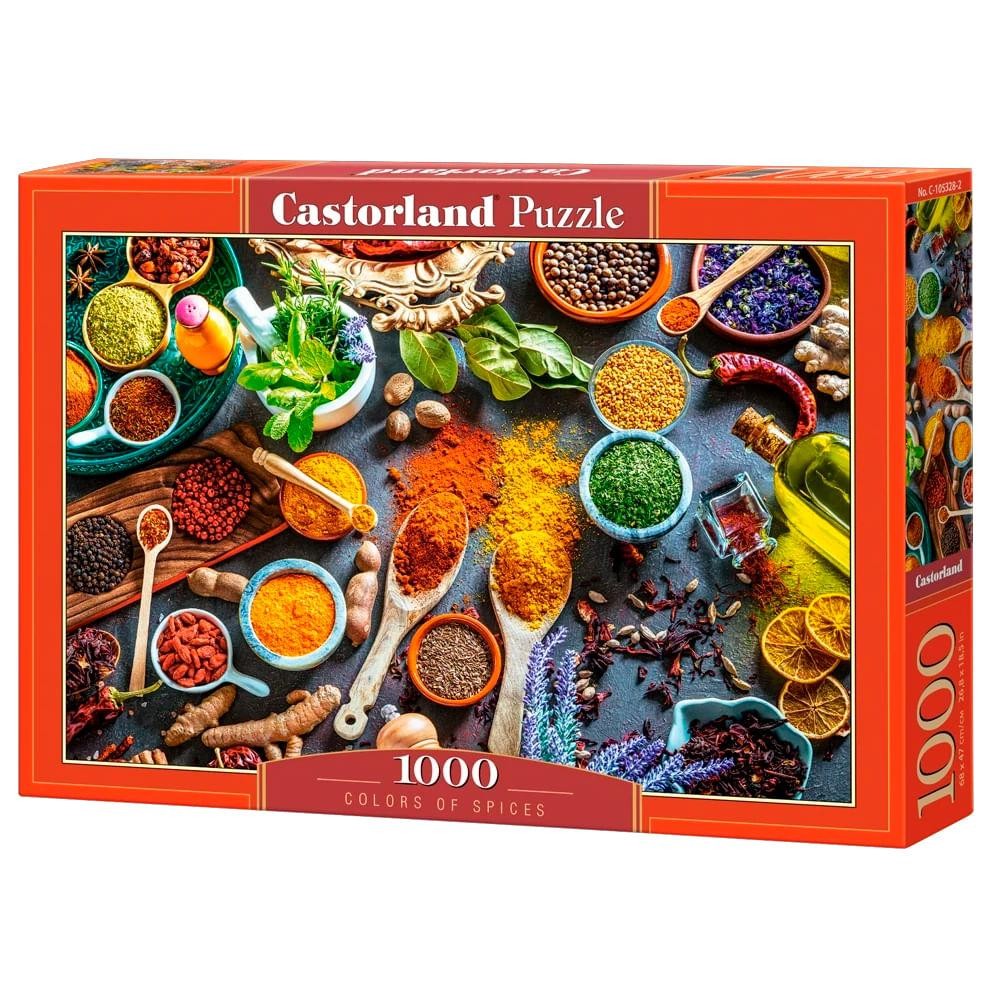 Puzzle 1000 Peças Especiarias - Castorland Importado 1053282 em Oferta na Shopee