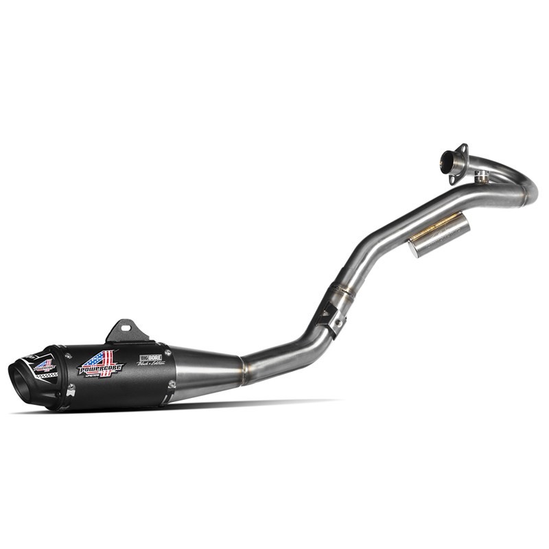 Escape Completo Powercore 4 Big Bore - Black Edition Compatível com Crf 250f 2019 à 2021