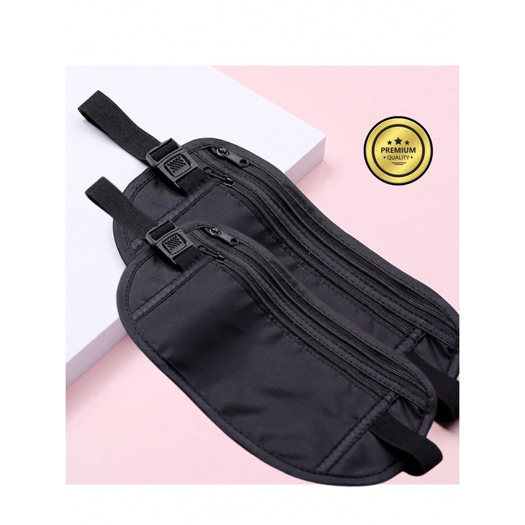 Kit 02 Pochete bolsa de cintura Resistente  á água, Doleira Cinta Fitness Celular Corrida Academia, Bolsa Pochete Fitnes