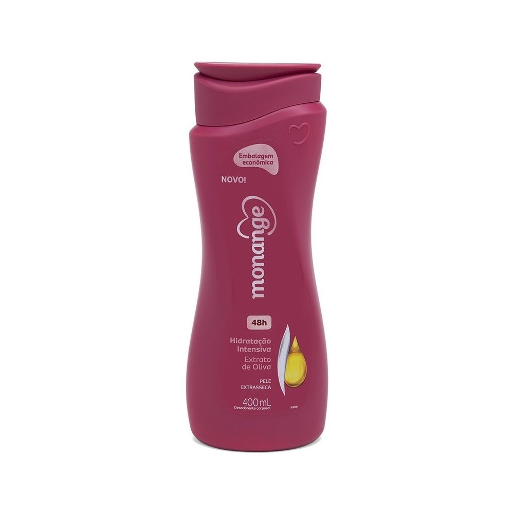 Creme Hidratante Monange Extrato de Oliva 400ml - Beauty