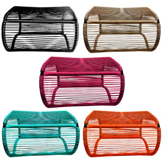 Banqueta Puff para Área Externa Varanda Descanso de Pé Decoração Fibra Sintética em Oferta na Shopee