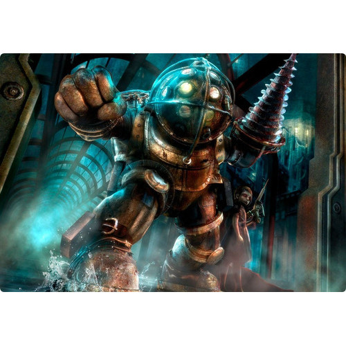 Placa Quadro A4 Decorativo Bioshock Infinite em Mdf
