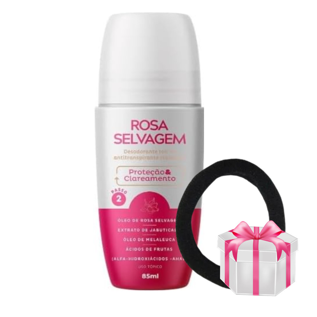 Desodorante Clareador Rosa Selvagem - 85 ml