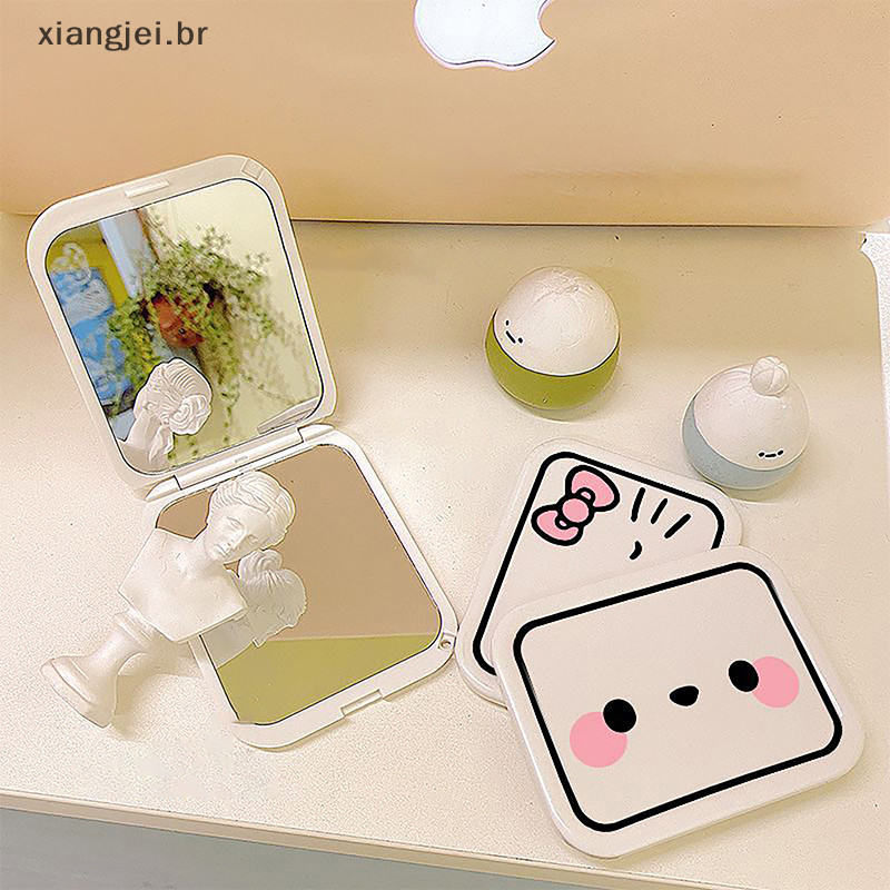 xiangjei Sanrio Hello Kitty Mini Maquiagem Dobrável Espelho KT Portátil Fofo Para Meninas Mirror BR