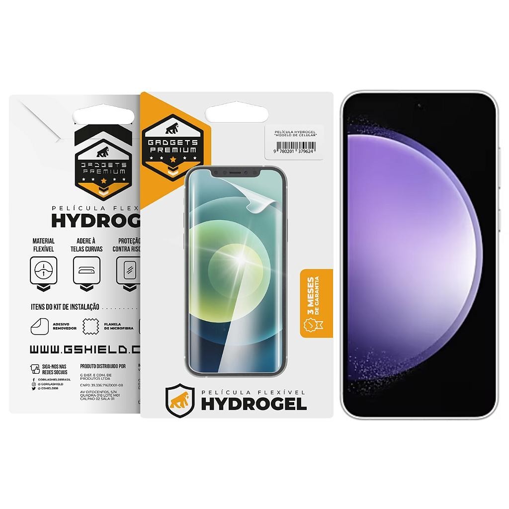 Película para Samsung Galaxy S23 FE - Hydrogel HD - Gshield - Mobile & Gadgets