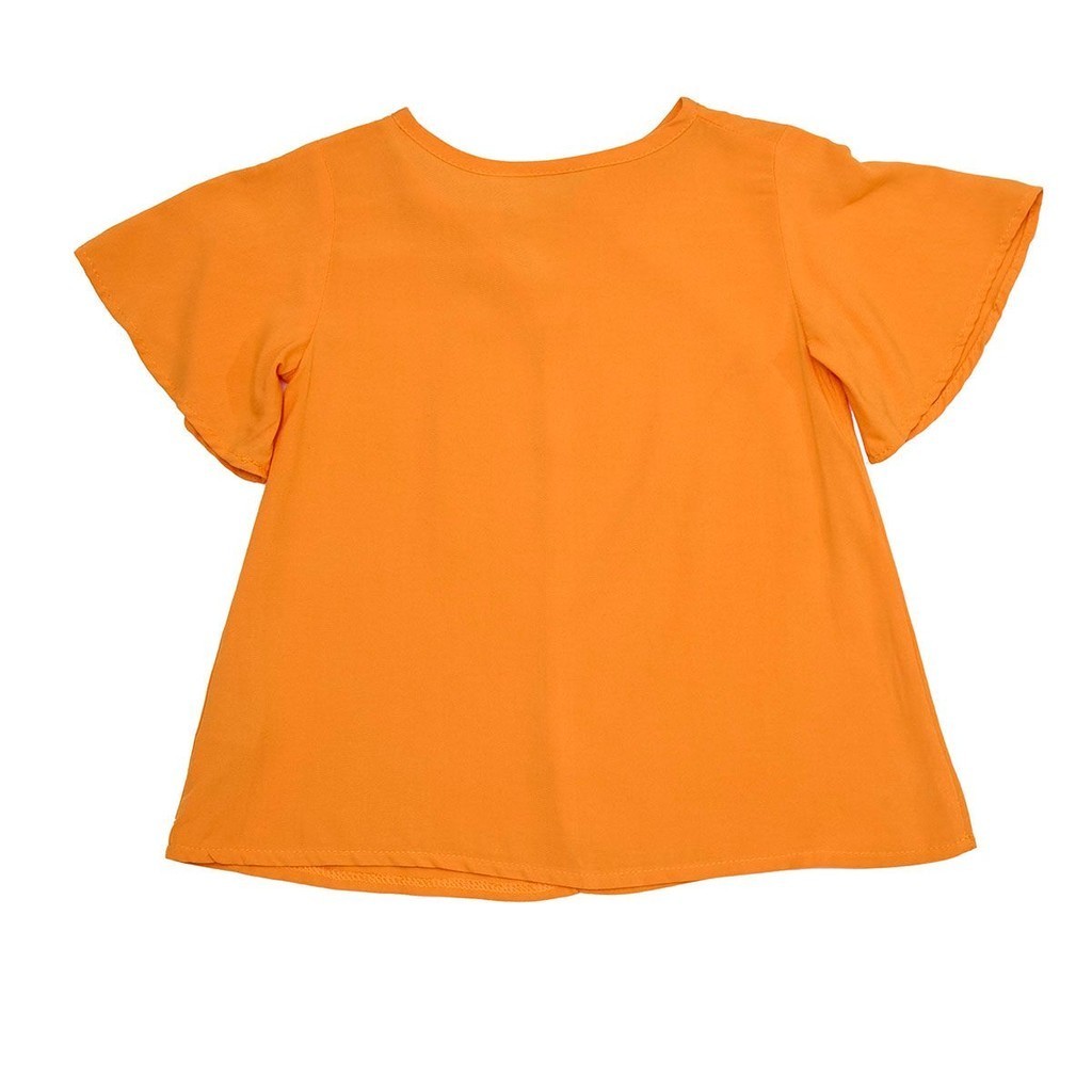 Blusa Estilo Bata Menina sem estampa Lisa