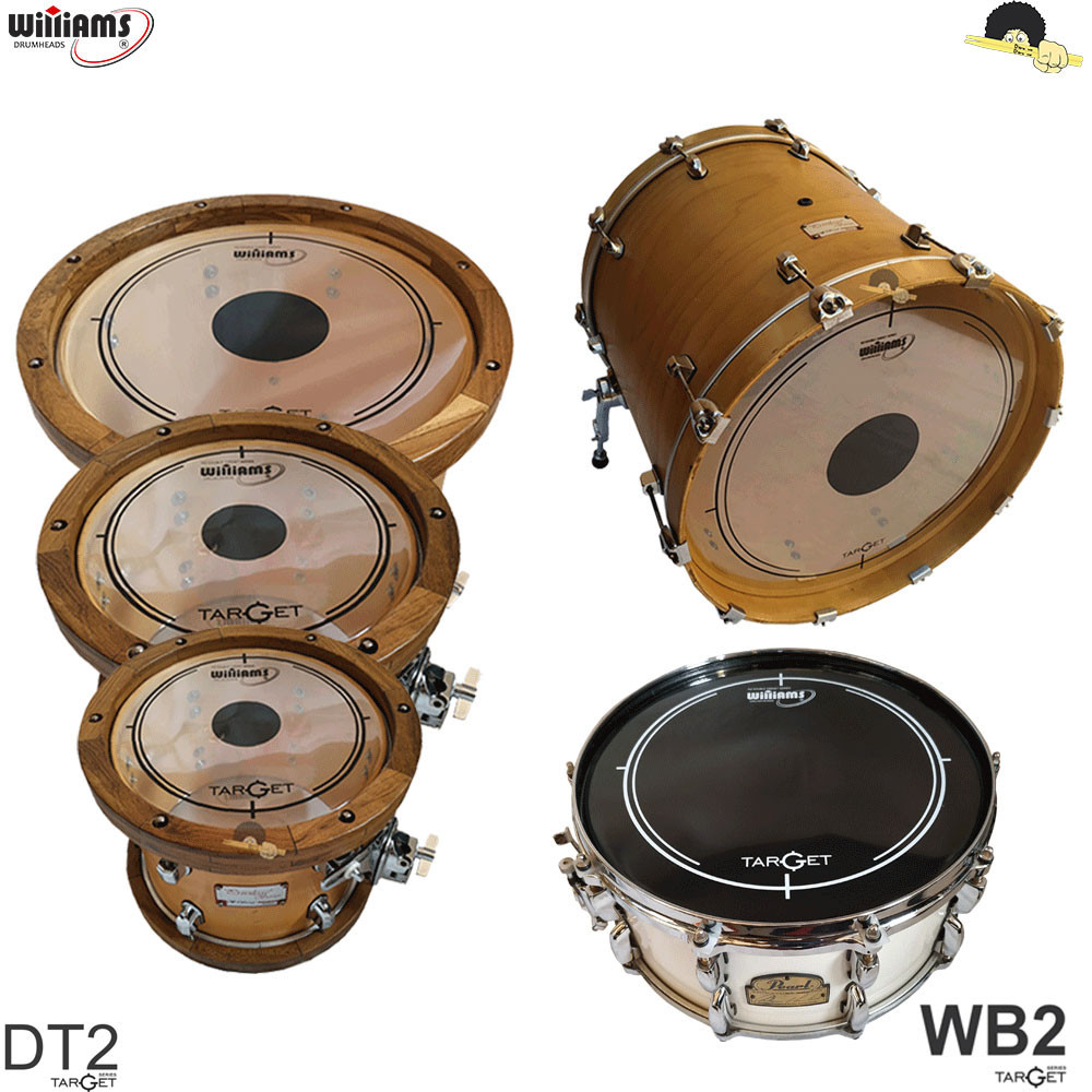 Kit de Peles Williams Target - DT2 Duplo filme Clear 10/12/14/22 com Target WB2 14