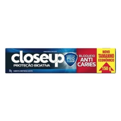 Creme Dental Close Up Protecao Bioativa Bloqueio Anti Caries Menta Refrescante 150g