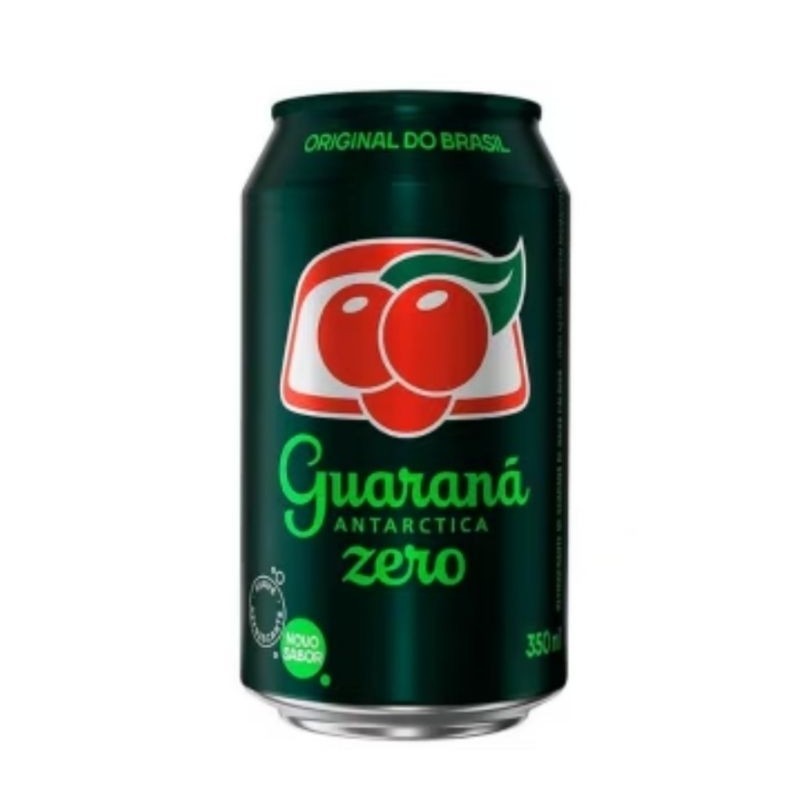 Kit 12 Refrigerante Guaraná Antarctica Sem Açúcar 350ml Lata