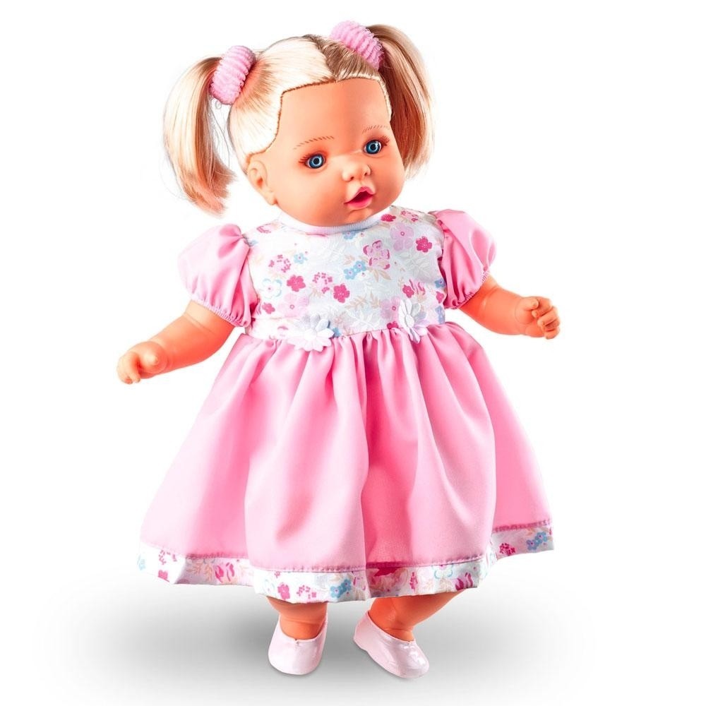 Boneca Angelina com 62 Frases Milk - Mom & Baby