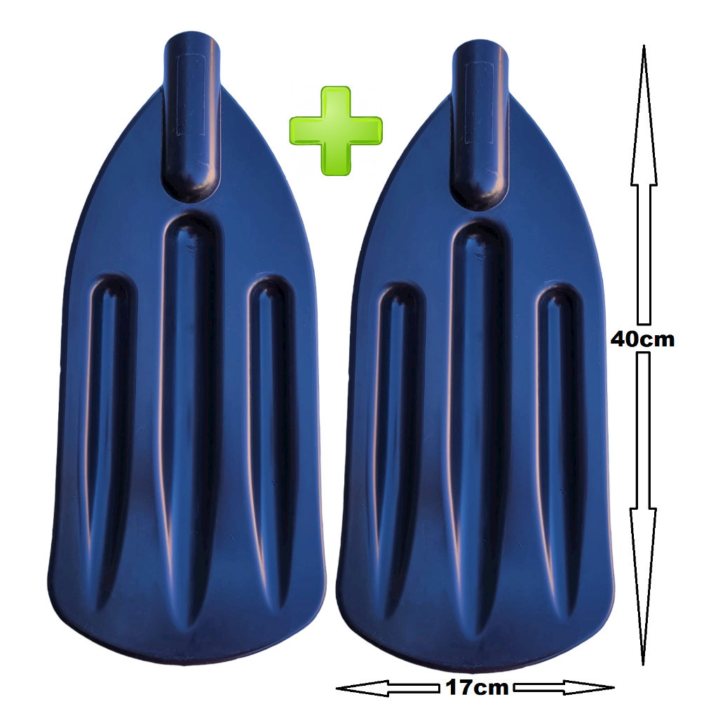 Kit Pá de Remo Preto Universal para Caiaque ou Remo de Pesca (2 unidades) em Oferta na Shopee