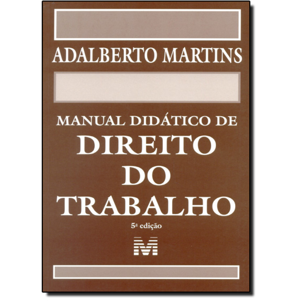 Manual Didático de Direito do Trabalho