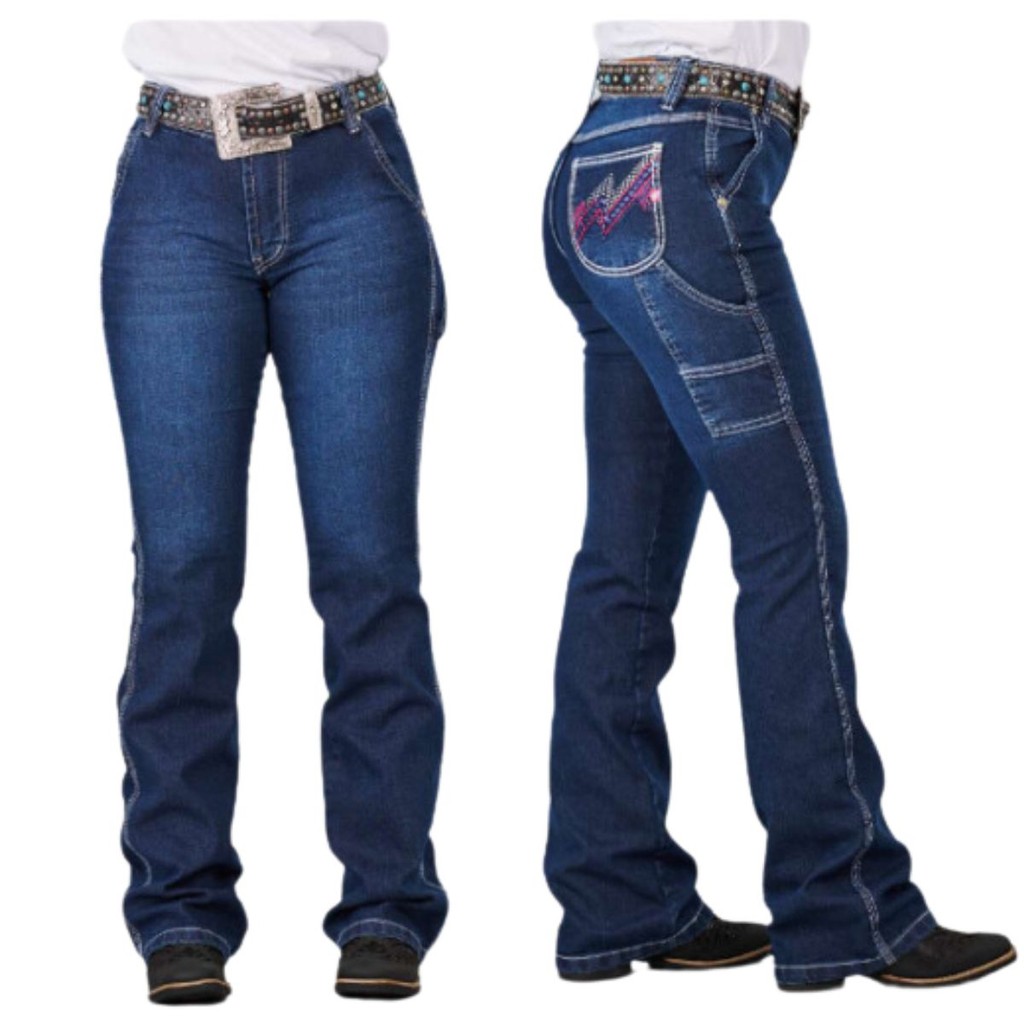 Calça Fem. Dock's Jeans Carpinteira Flare Ref: 03971-005