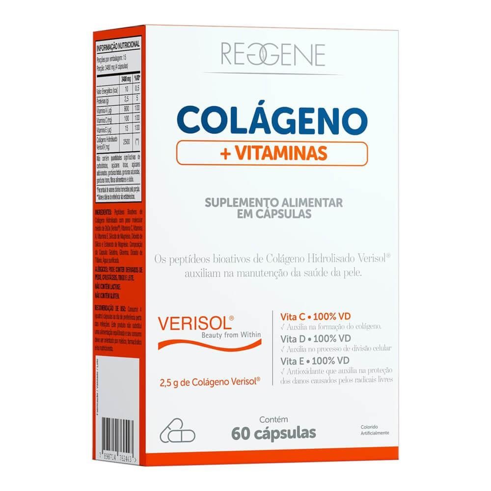 COLÁGENO + VITAMINAS VERISOL COM 60 CÁPSULAS em Oferta na Shopee