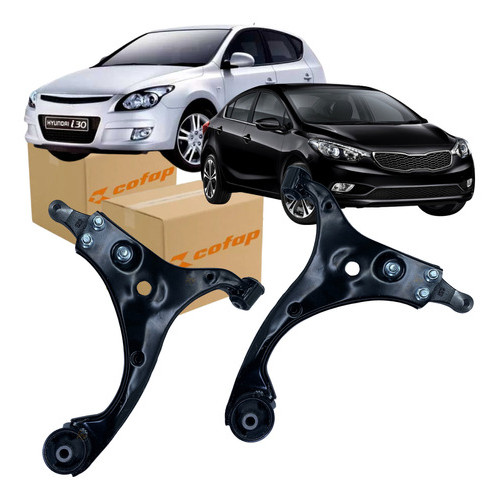 Par 2 Bandeja Dianteira Original Cofap Para I30 Cerato 2008 a 2022 - Spare Parts and Accessories for Vehicles