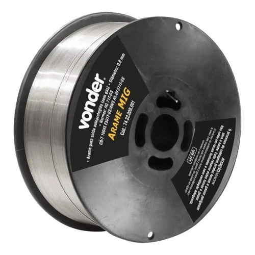 Arame para Solda MIG 0,8mm Rolo 1kg  Vonder em Oferta na Shopee