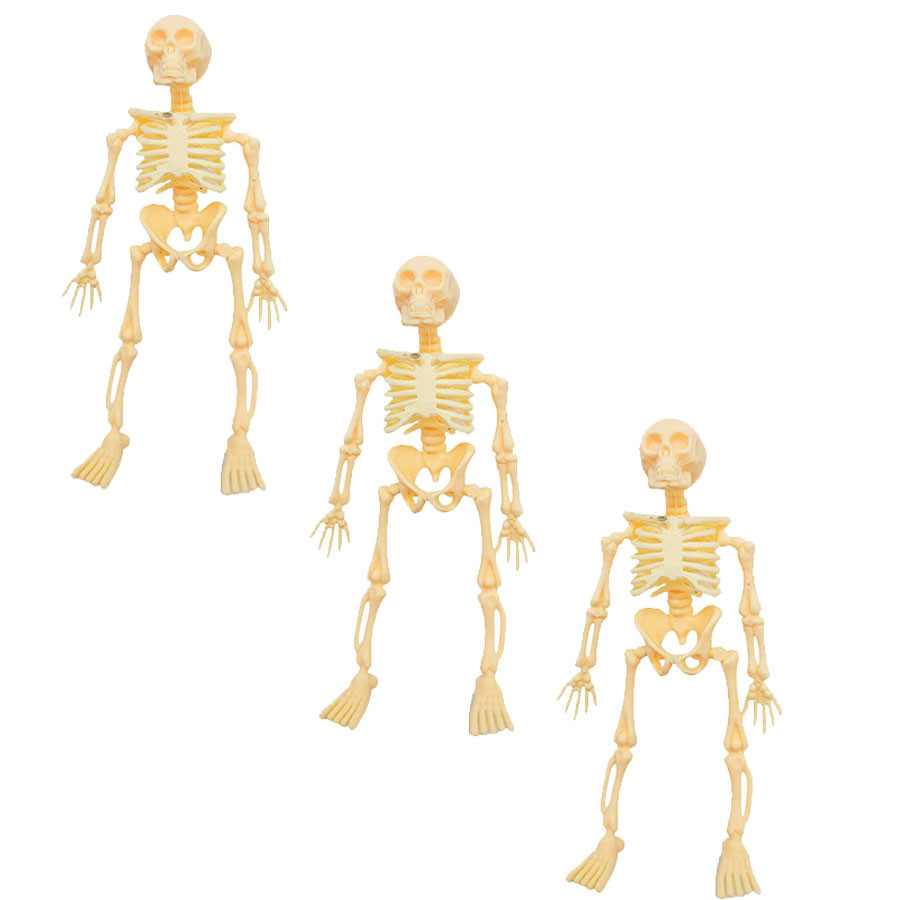 Kit Esqueletos Decorativos - 12x3,5cm - 3 unidades - Rizzo em Oferta na Shopee