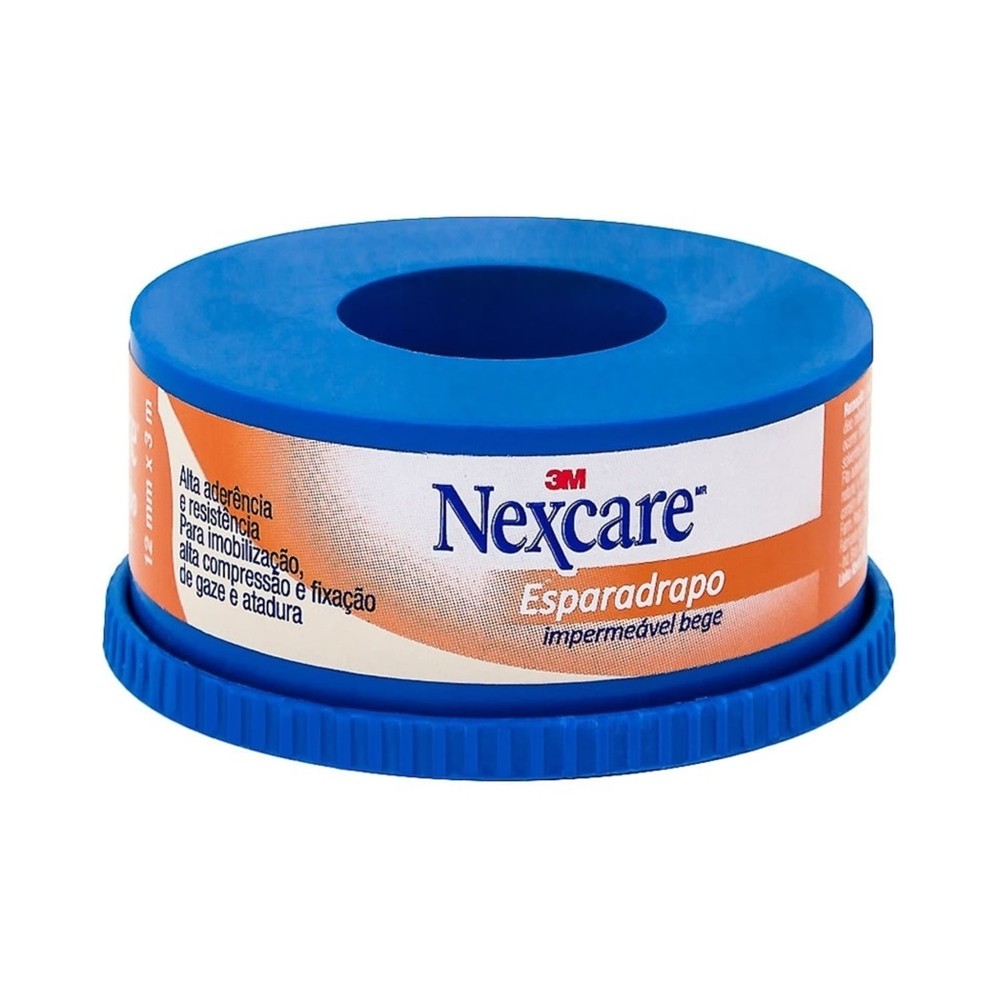 Esparadrapo Impermeavel Nexcare Bege 12mm x 3m em Oferta na Shopee