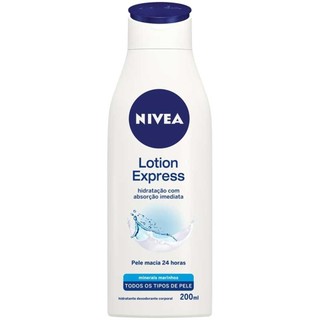 Locao Hidratante Nivea Lotion Express 200ml em Oferta na Shopee