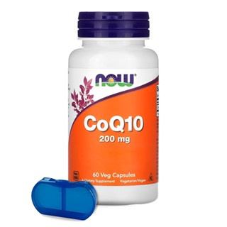 Coenzima CoQ10 200mg Now Foods 60 Caps + Porta Cápsulas em Oferta na Shopee