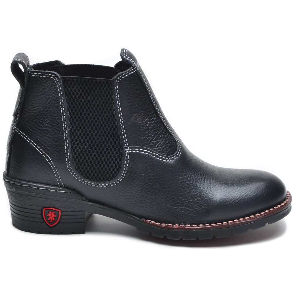 Botina Bota Infantil Unissex Country em Couro Legítimo