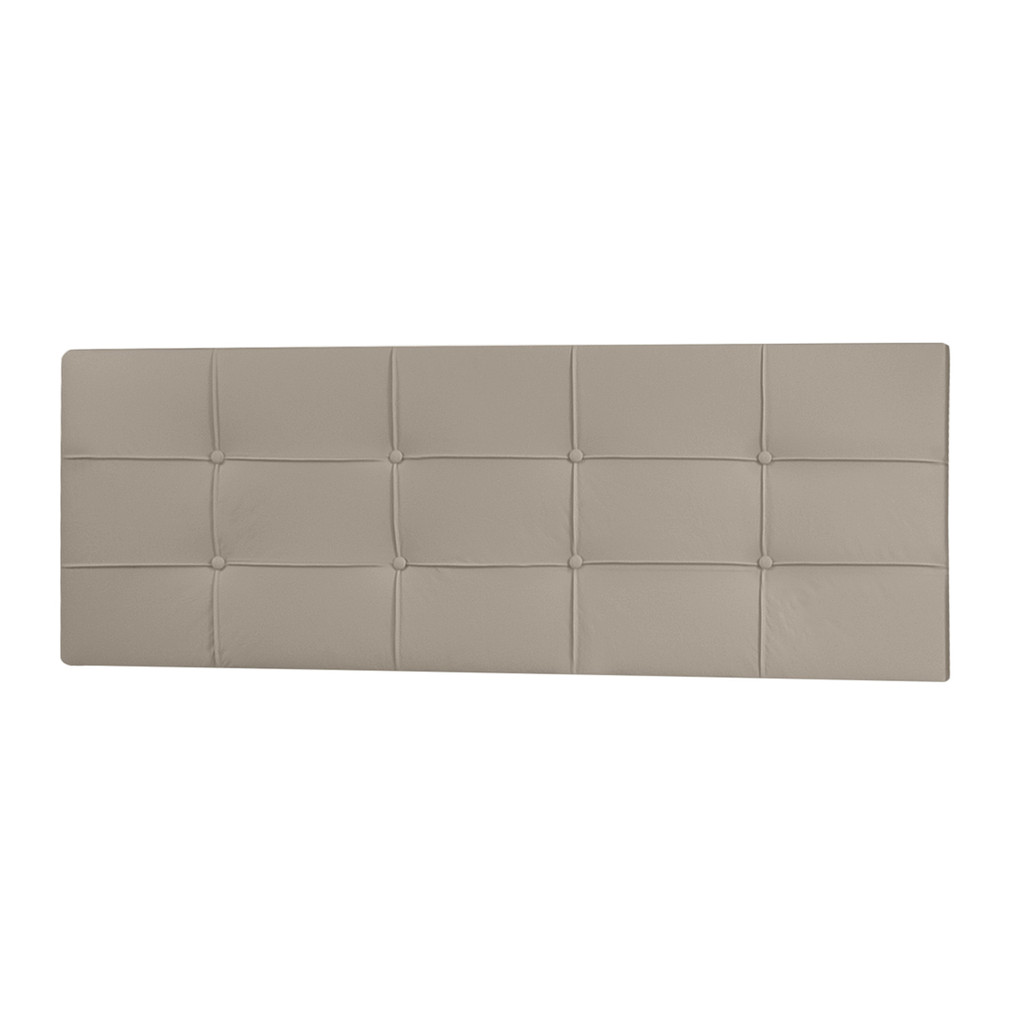 Cabeceira Painel Solteiro 90 cm Roma Corano Bege - Pallazio