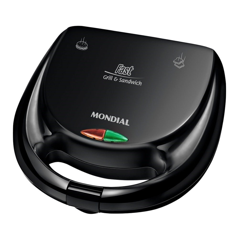 Sanduicheira Mondial S-12 750W, Preta em Oferta na Shopee