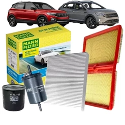 Kit Filtro Revisão Volkswagen Nivus / T-Cross 1.0 Turbo Tsi 12V 2019/...