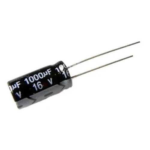 10 Pçs Capacitor Eletrolítico 1000uf 16v 1000 x 16 105ºC em Oferta na Shopee