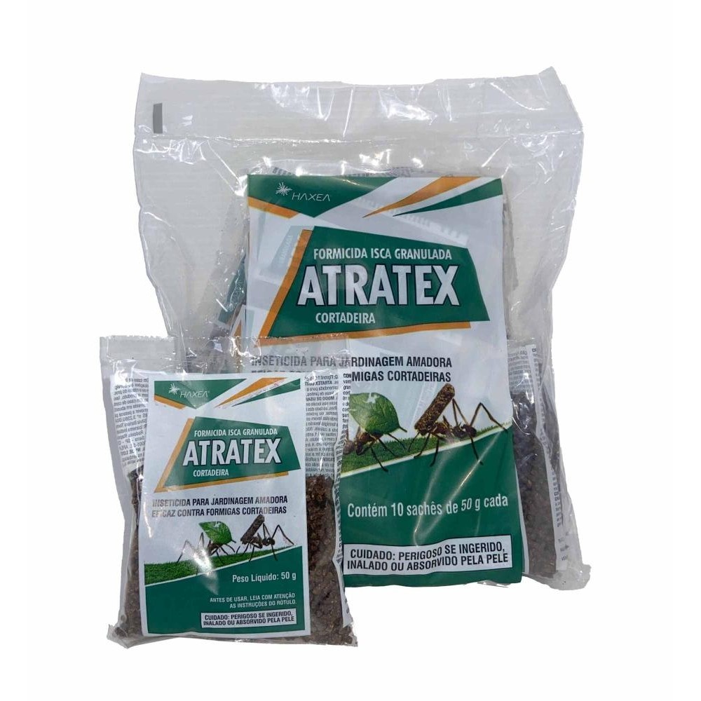 Atratex Isca Contra Formiga Cortadeira 10 Pacotes Com 50g Cada - Haxea