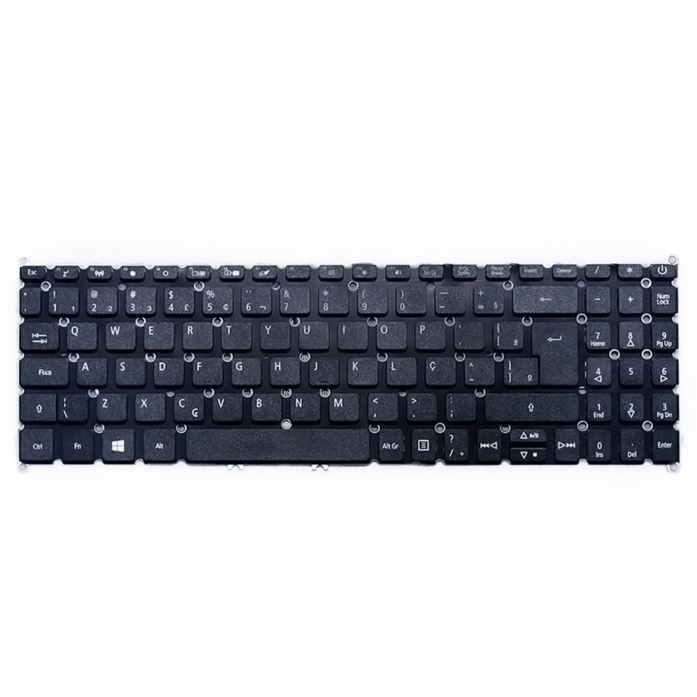 Teclado para Notebook Acer Aspire 3 a315 56-36db | Preto ABNT2 - Computers & Accessories