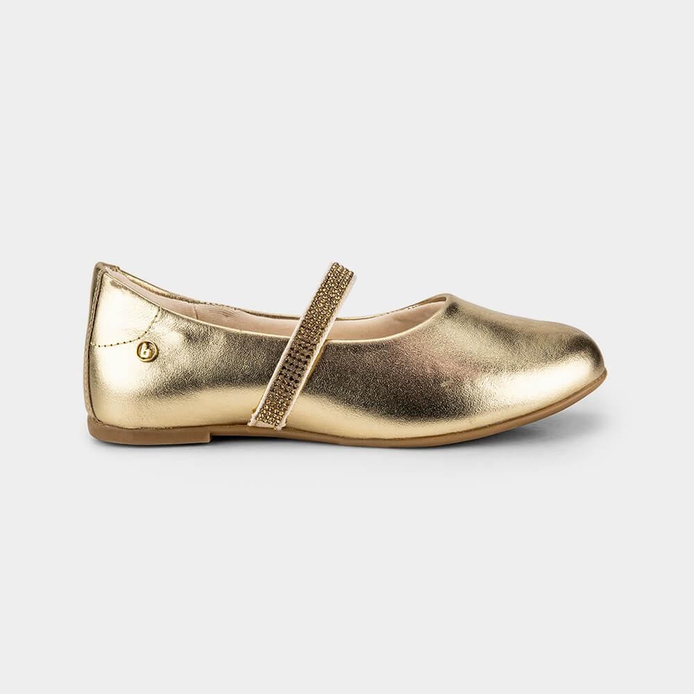 Sapatilha Infantil Bibi Ballerina Basic Dourada com Brilho em Oferta na Shopee