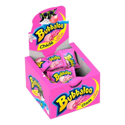 Chiclete Bubbaloo Tutti Frutti Com 60 Unidades De 5g