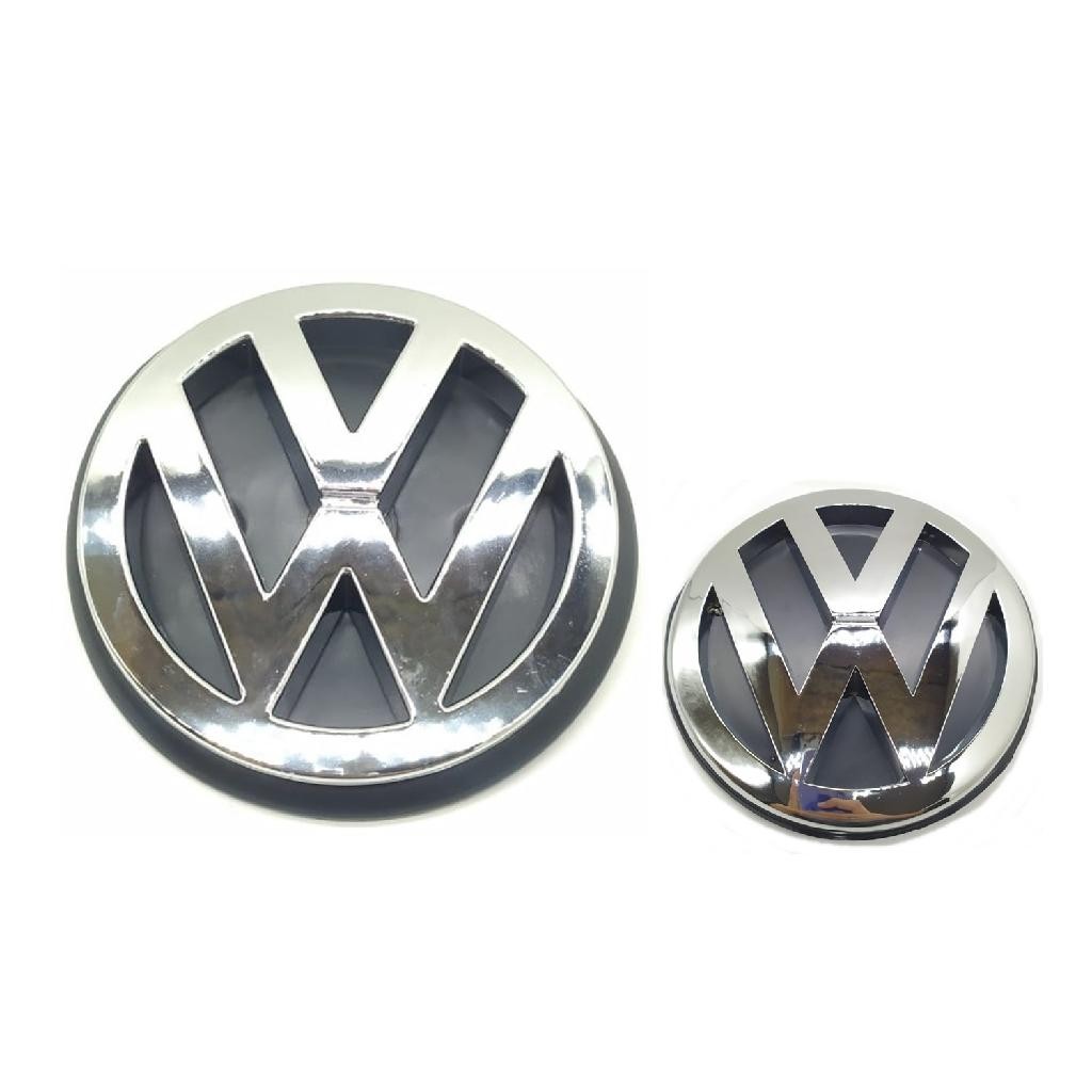 Kit Emblemas Vw Dianteiro E Traseiro - Kombi 1997 À 2006
